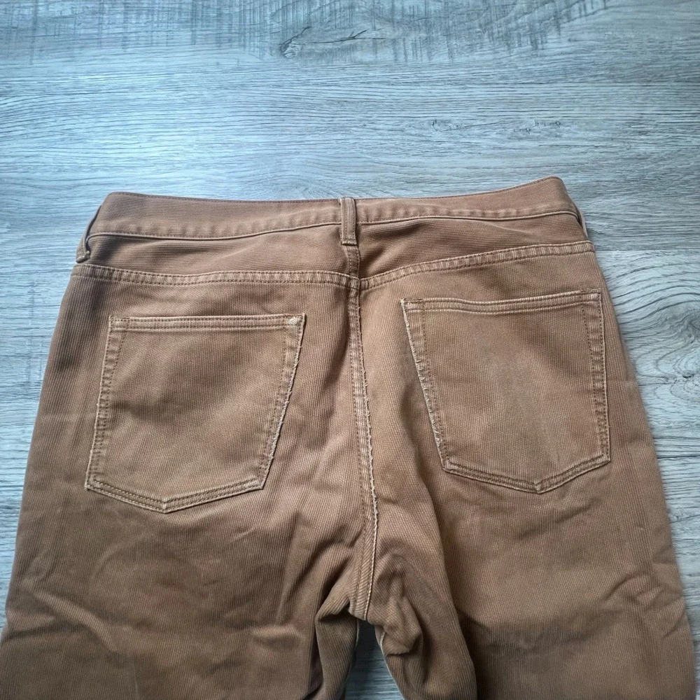 J. Crew 770 RARE Duck Print Lining Corduroy‎ Pants Mens 32x32 Brown Straight Fit